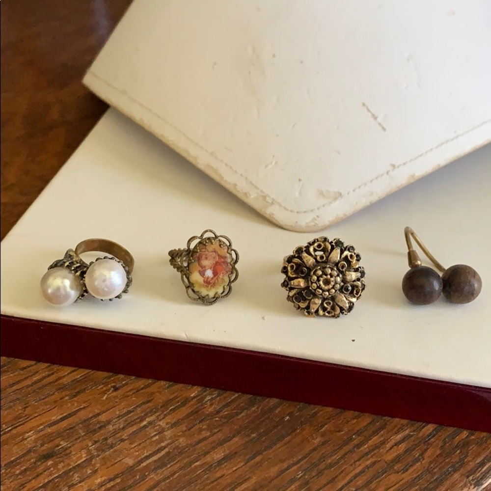 Vintage adjustable sized rings